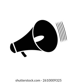 Megaphone icon, vector best flat icon. stock illustration speaker