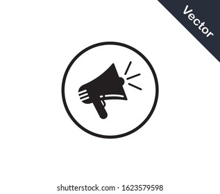 megaphone icon vector design element logo template