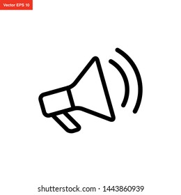 megaphone icon vector design template