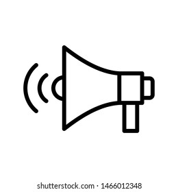 Megaphone icon  vector design template