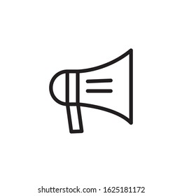 Megaphone icon vector design template