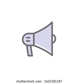 Megaphone icon vector design template