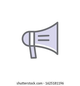 Megaphone icon vector design template