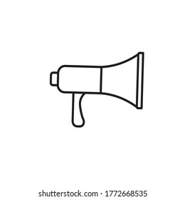 Megaphone icon vector design template