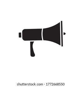 Plantilla de diseño de vector de icono Megaphone