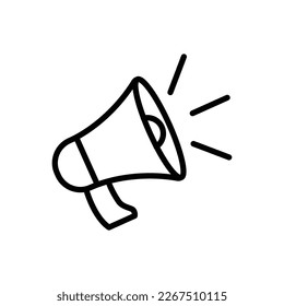 Megaphone icon vector design template