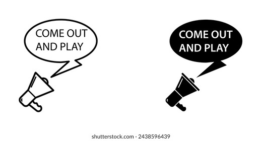 Megaphone icon vector design template