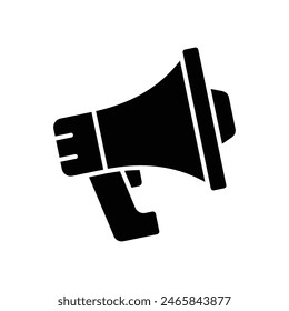 megaphone icon vector design template simple and clean