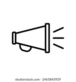 megaphone icon vector design template simple and clean