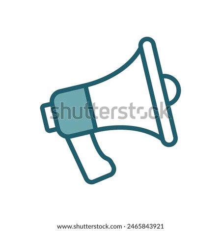 megaphone icon vector design template simple and clean