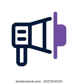 megaphone icon. vector dual tone icon for your website, mobile, presentation, and logo design.