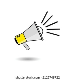 megaphone icon, vector eps 10