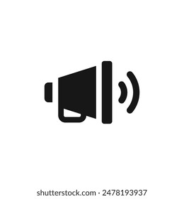 Megaphone icon vector. EPS 10 editable vector