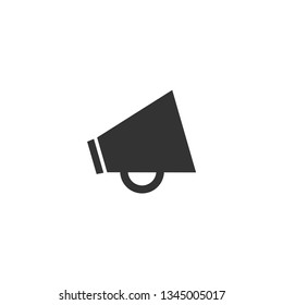 Megaphone Icon, Vector in Glyph Style