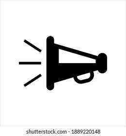 Ilustración gráfica del vector del icono Megaphone