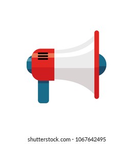 Megaphone icon vector illustration.