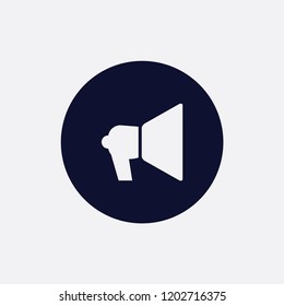 megaphone icon, vector illustration