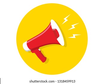 Megaphone Icon Vector Illustration