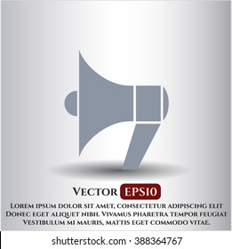 Megaphone icon vector illustration