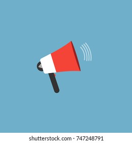 Megaphone icon. Vector illustration.