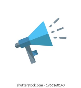 diseño de ilustración de vector de icono megáfono