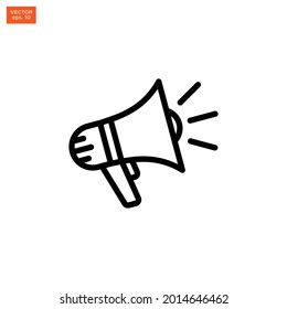 Megaphone icon vector illustration design