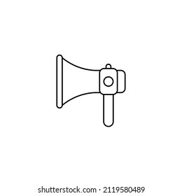 Megaphone Symbol Megaphone Symbol Vektorgrafik Design Vorlage. Ankündigungssymbol. Horn. Lautsprecher-Vektorgrafik
Sound , Lautsprecher, Vektorsymbol, Promotion.Vektorgrafik.