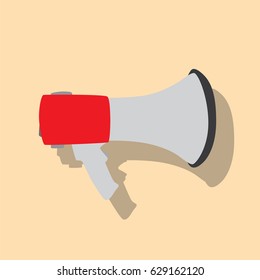 Megaphone icon, vector illustration design. Electronic objects collection.