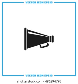 Megaphone icon vector illustration eps10.