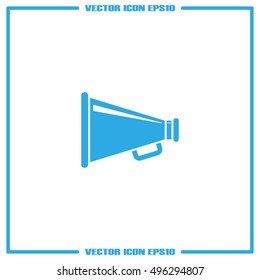Megaphone icon vector illustration eps10.