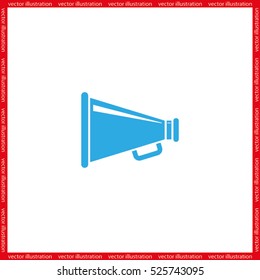 Megaphone icon, vector illustration eps10.