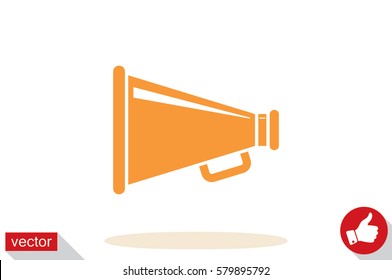 Megaphone icon, vector illustration eps10.
