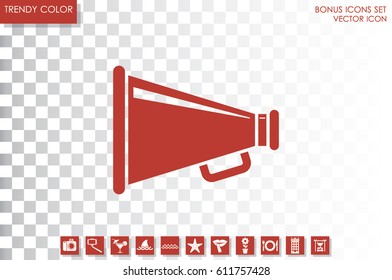 Megaphone icon, vector illustration eps10.