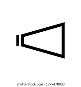 icono del megáfono vector. Eps. 10.