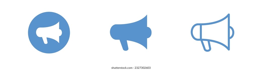 Megaphone Icon Vector.  Vector illustration for graphic design, Web, UI, and app.