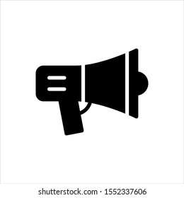 Megaphone Icon Vector Illustration Logo Template