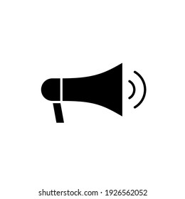 Megaphone icon vector illustration logo template for many purpose. Isolated on white background.