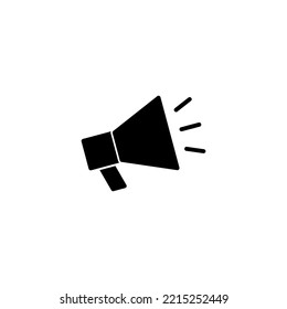 Megaphone icon vector illustration. Loudspeaker sign and symbol