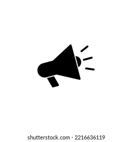 Megaphone icon vector illustration. Loudspeaker sign and symbol