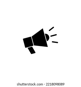 Megaphone icon vector illustration. Loudspeaker sign and symbol