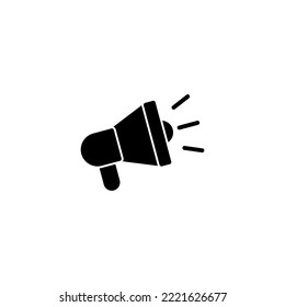 Megaphone icon vector illustration. Loudspeaker sign and symbol