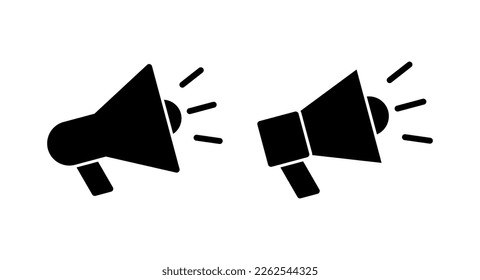 Megaphone icon vector illustration. Loudspeaker sign and symbol