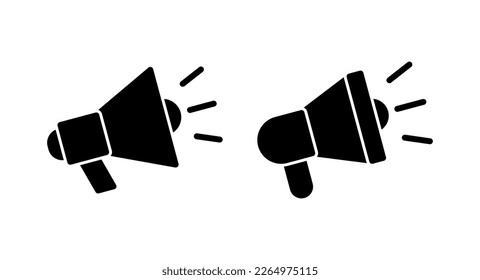 Megaphone icon vector illustration. Loudspeaker sign and symbol