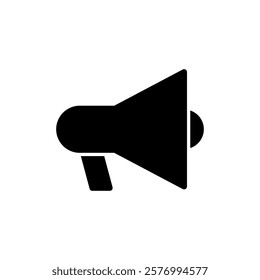 Megaphone icon vector illustration. Loudspeaker sign and symbol