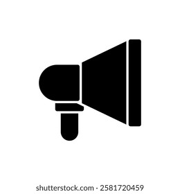 Megaphone icon vector illustration. Loudspeaker sign and symbol