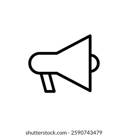 Megaphone icon vector illustration. Loudspeaker sign and symbol
