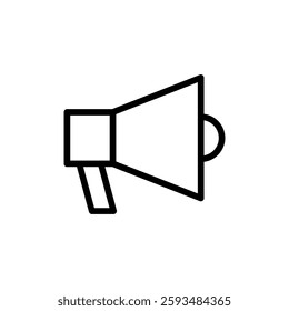 Megaphone icon vector illustration. Loudspeaker sign and symbol