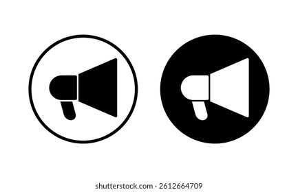 Megaphone icon vector illustration. Loudspeaker sign and symbol