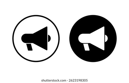 Megaphone icon vector illustration. Loudspeaker sign and symbol