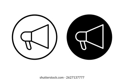 Megaphone icon vector illustration. Loudspeaker sign and symbol